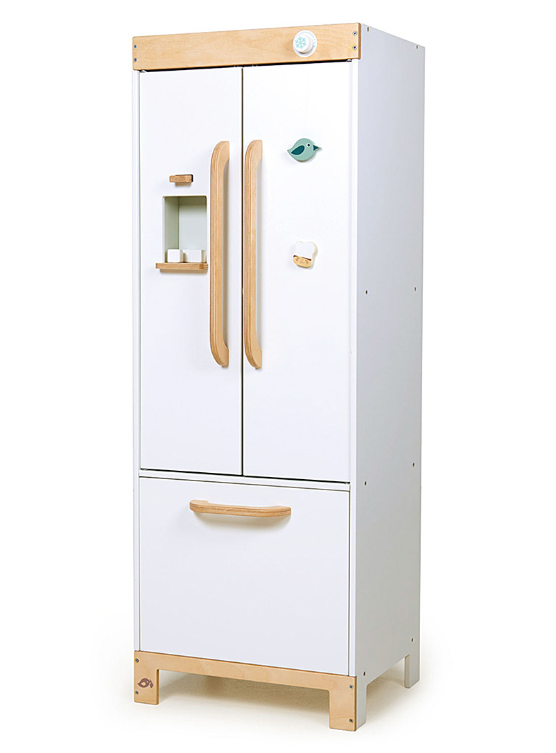 Tender Leaf Toys: Le réfrigérateur en bois Blanc