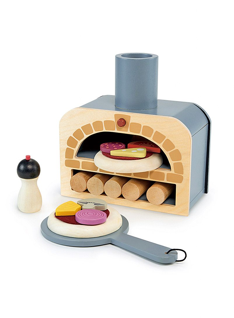 Tender Leaf Toys Assorted Wooden pizza oven and accessories