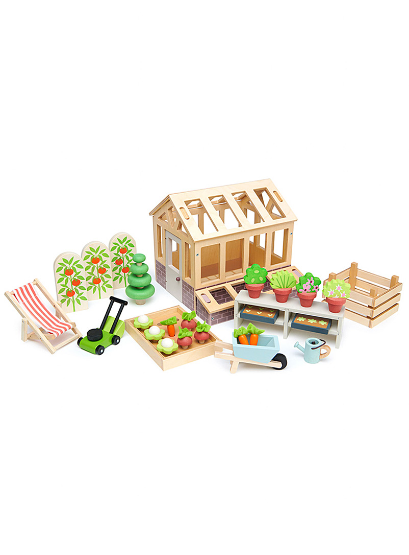 Tender Leaf Toys Assorted Wooden greenhouse and garden set