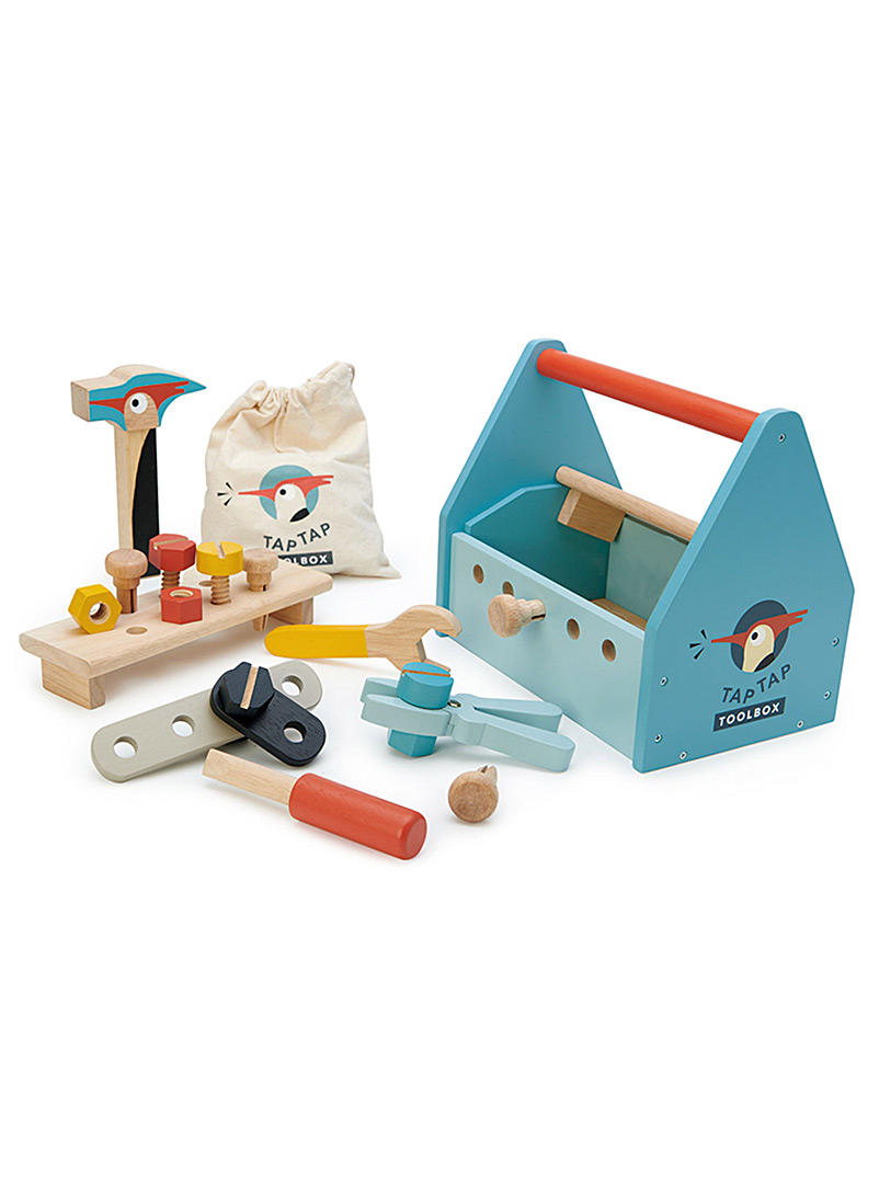 Tender Leaf Toys Assorted Wooden tap tap toolbox