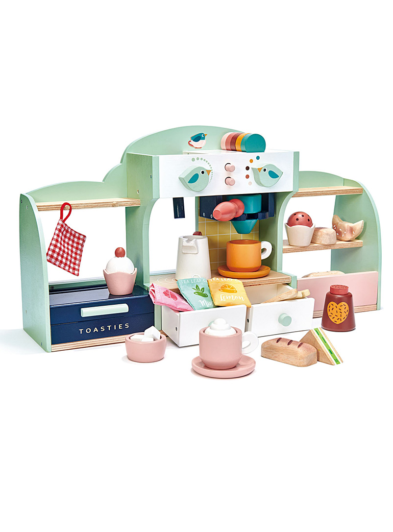 Tender Leaf Toys Assorted Wooden coffee shop and accessories 41-piece set