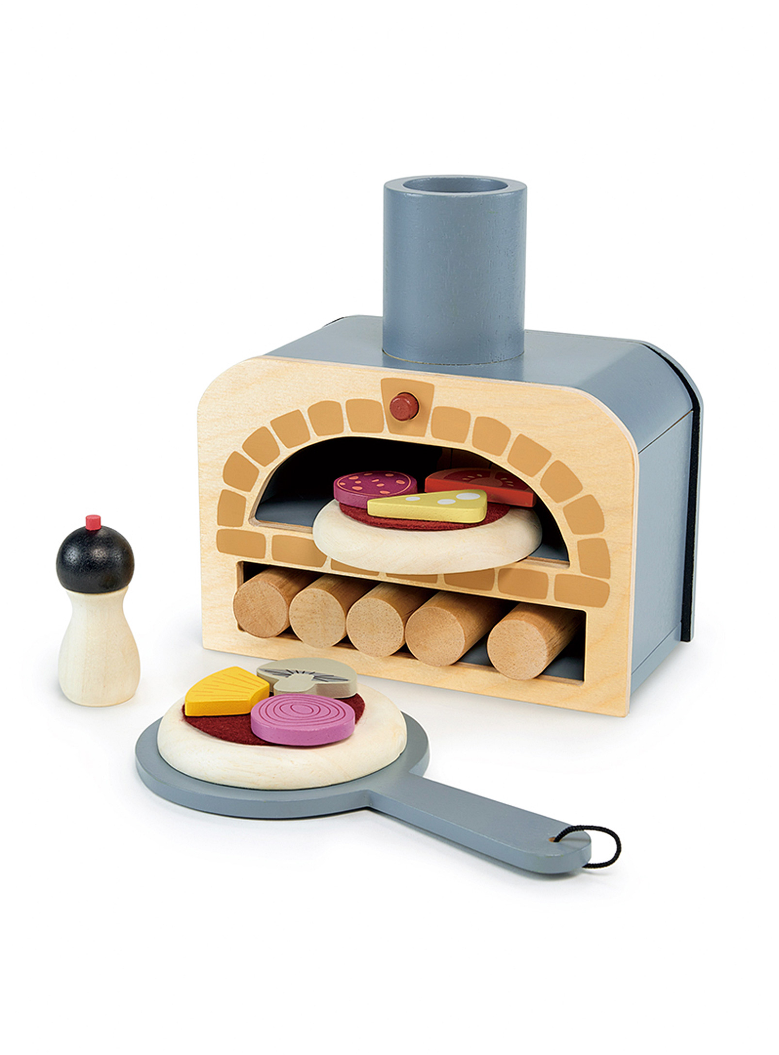 Tender Leaf Toys - Wooden pizza oven and accessories