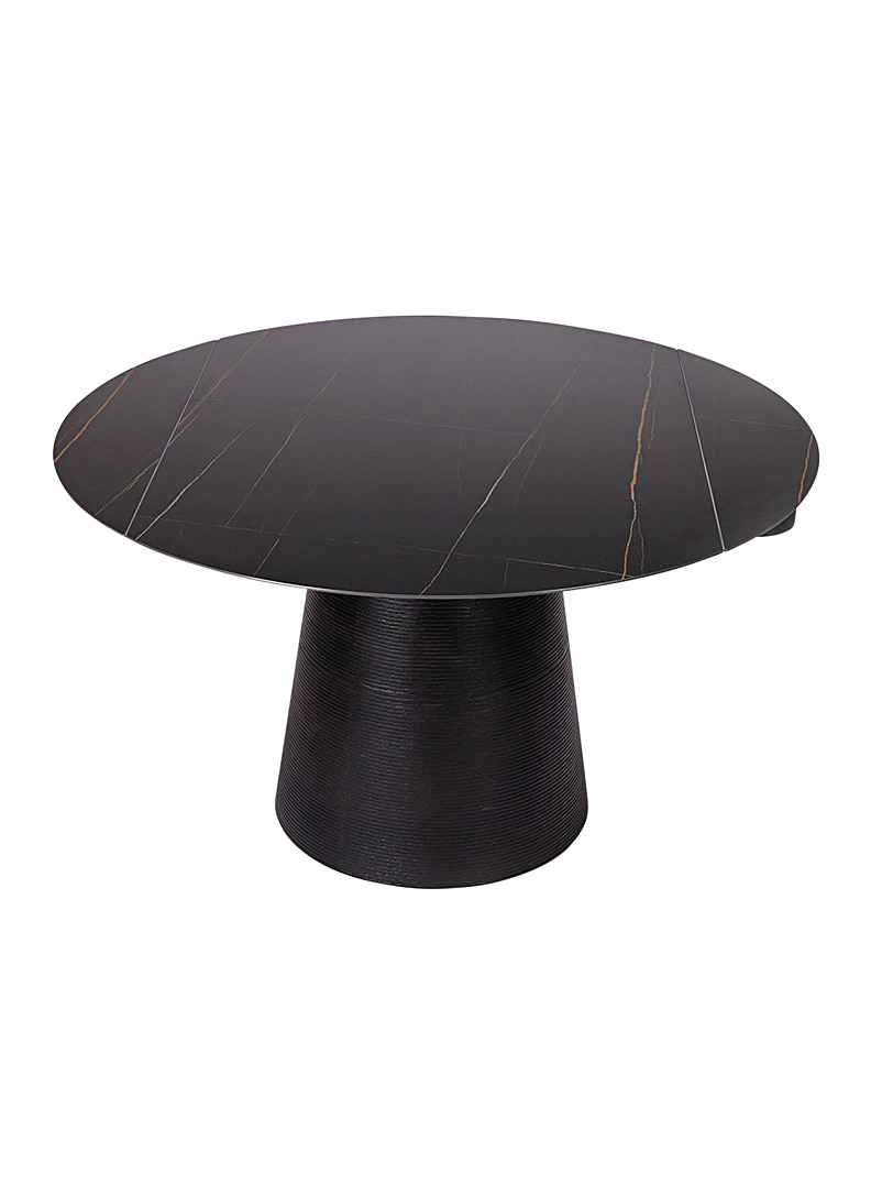 Simons Maison Black Black oak modular dining table