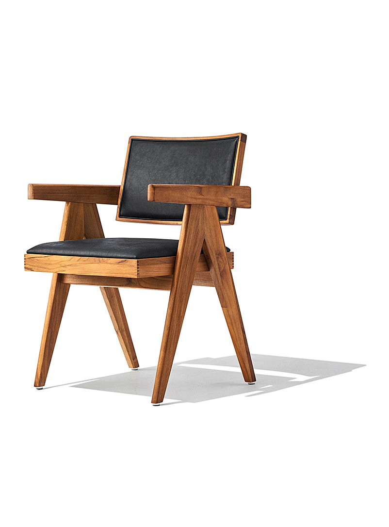 Simons Maison Black Two-tone ash wood dining chair