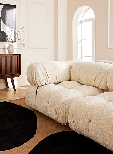 Super Comfy Cloud Sofa in Boucle Hamptons furniture – English