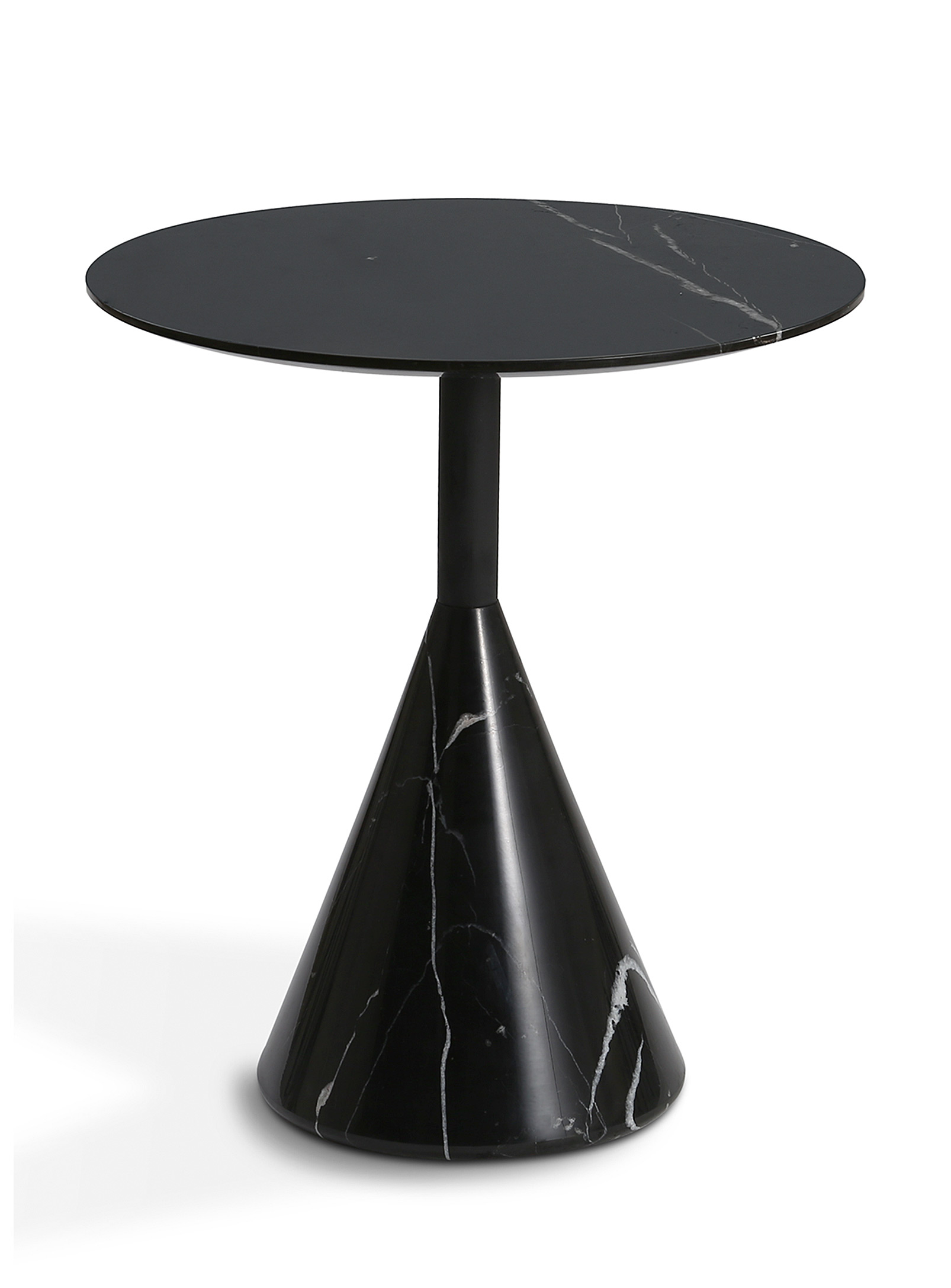 Simons Maison - Black marble geometric side table