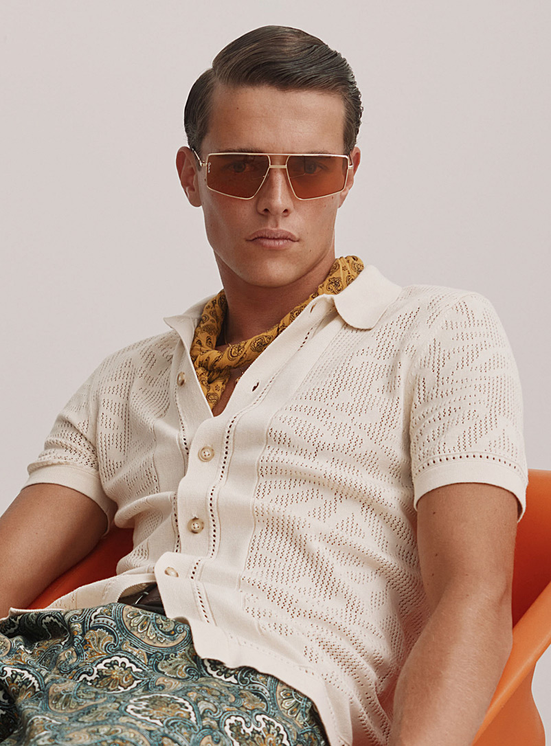 Otra Brown Jordan angular sunglasses for men