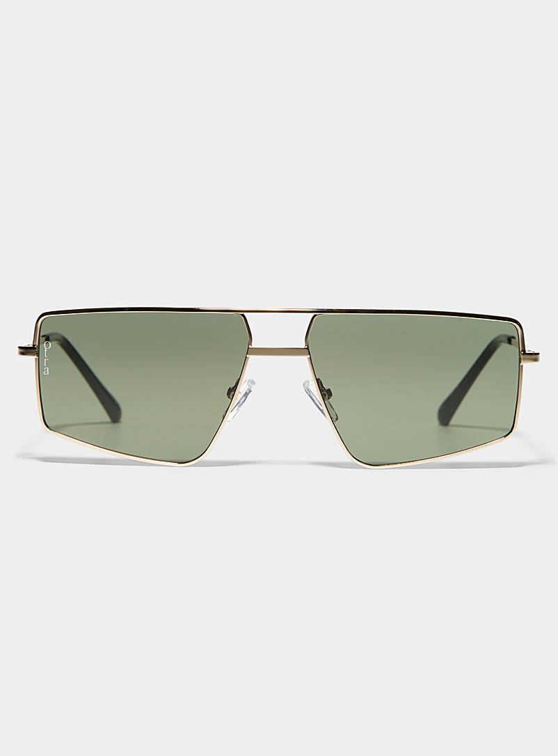 Otra Green Jordan angular sunglasses for men