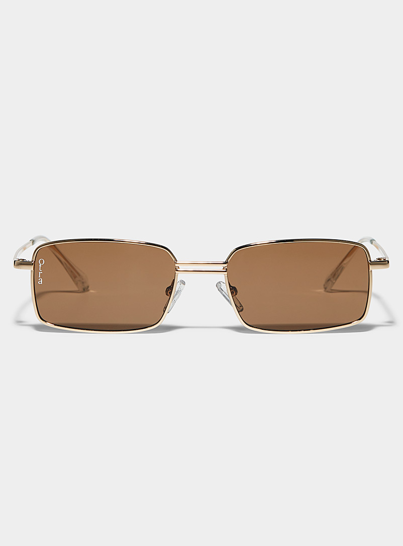 Otra Honey/Camel Ila rectangular sunglasses for men