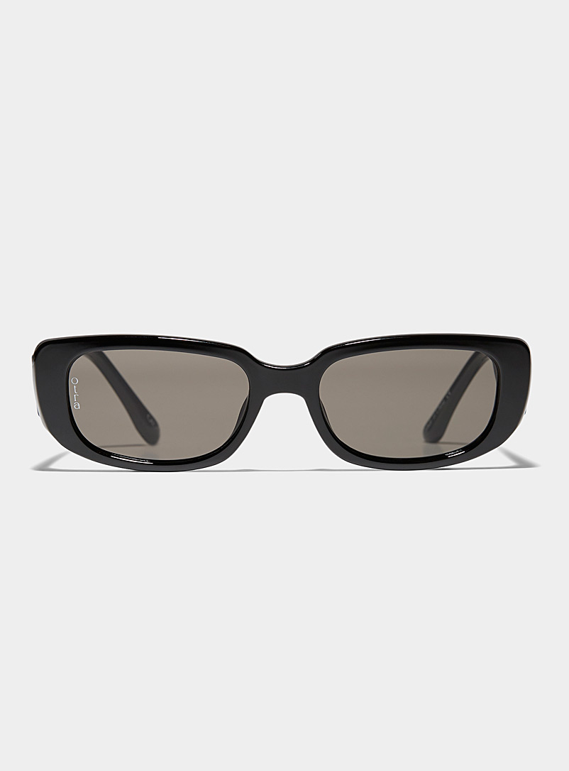 Otra Black Backstreet rectangular sunglasses for men