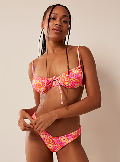 Ruched-side balconette At Twik, Simons, Shop balconette swimsuit tops  online