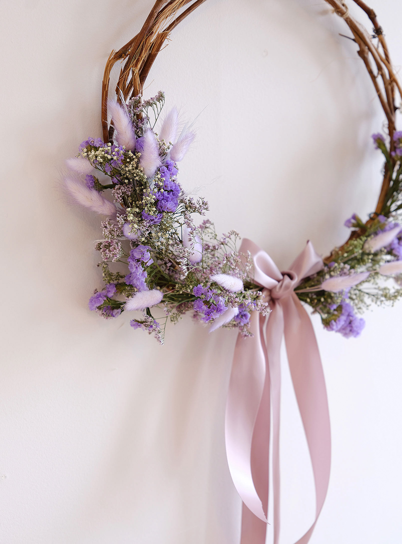 Bonsoir Fleurs - La couronne nuances lilas