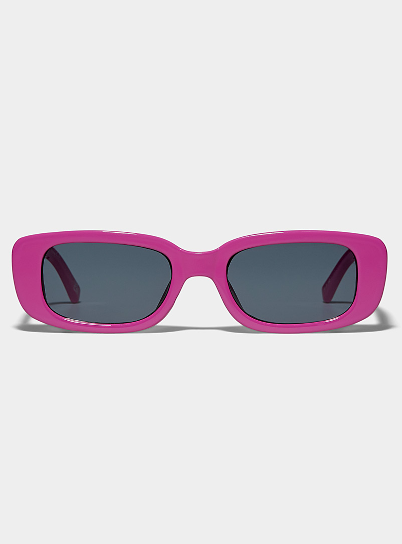 AIRE Medium Pink Ceres rectangular sunglasses for women