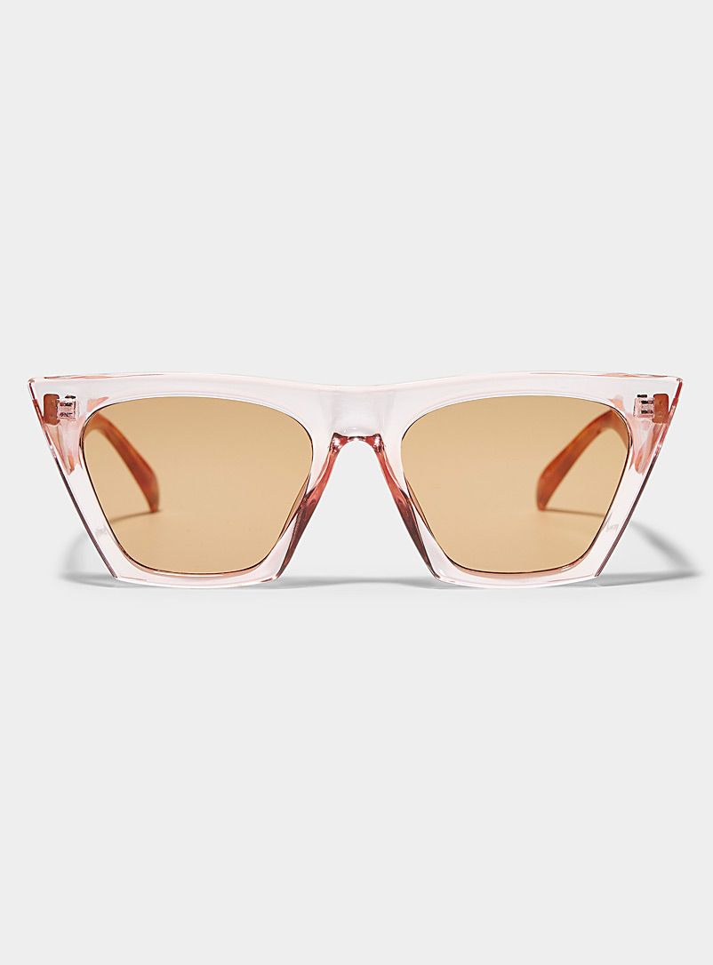 AIRE Pink Perseus angular sunglasses for women