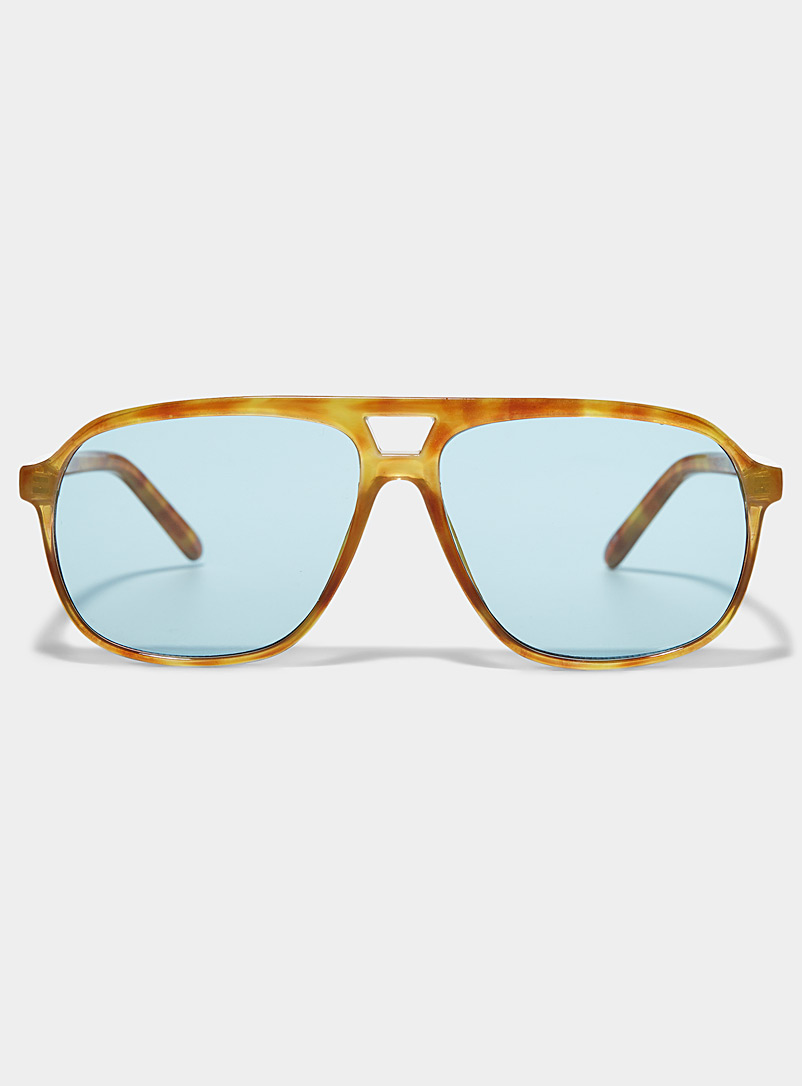 AIRE Medium Brown Monoceros aviator sunglasses for women
