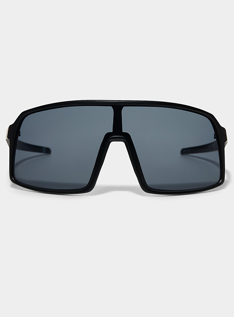 AIRE Black Gemini visor sunglasses for women