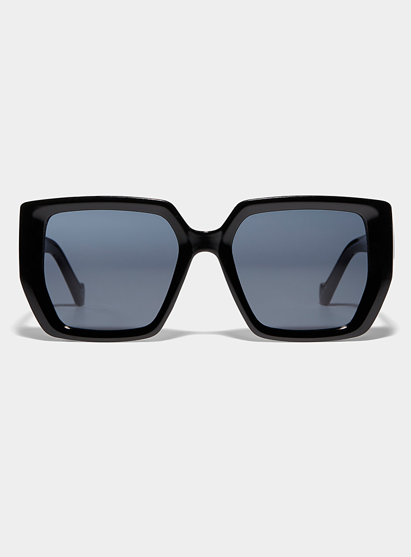 AIRE: Les lunettes de soleil surdimensionnées Centaurus Noir pour femme