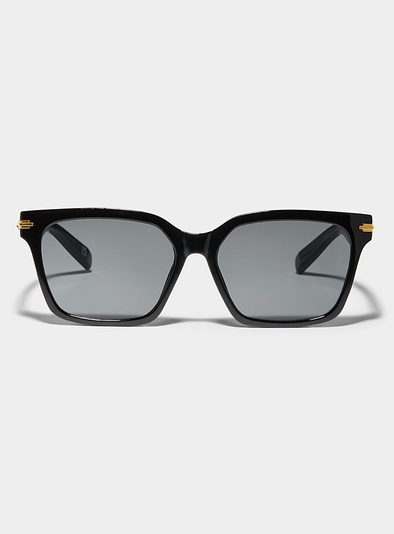 AIRE Black Galileo square sunglasses for women