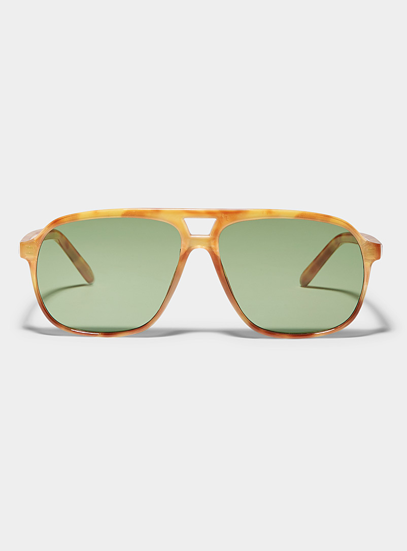 AIRE: Les lunettes de soleil aviateur Monoceros Brun pâle-taupe pour femme