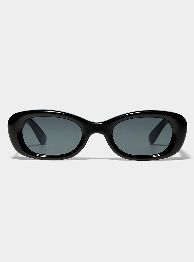 AIRE Black Calisto oval sunglasses for women