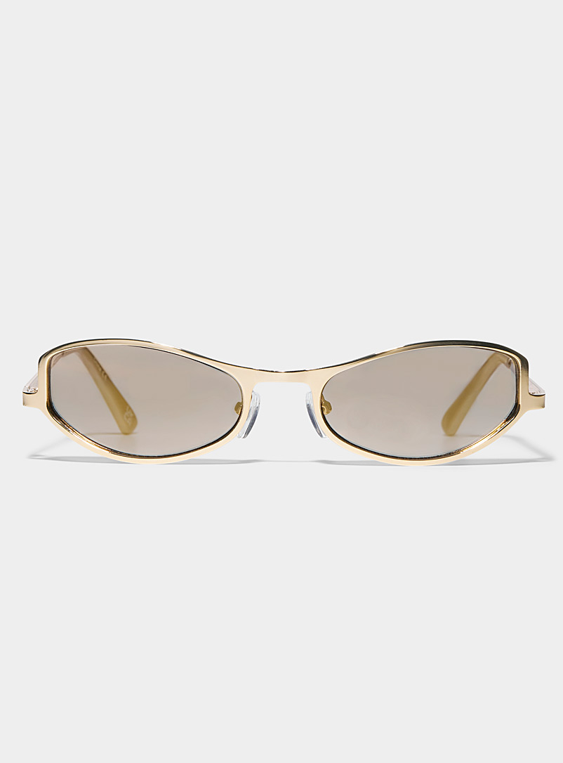 AIRE: Les lunettes de soleil futuristes Retrograde Assorti pour femme