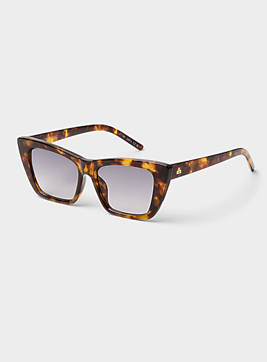 Les lunettes de soleil &oelig;il de chat rectangulaires Solstice