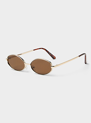 Objective oval sunglasses