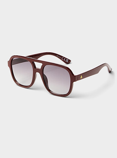 Les lunettes de soleil aviateur bordeaux Whirpool