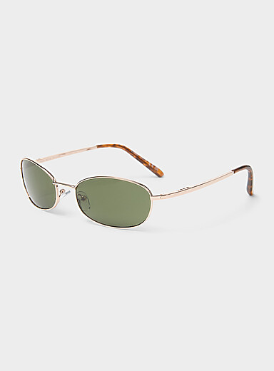 Les lunettes de soleil ovales &eacute;troites High Beam