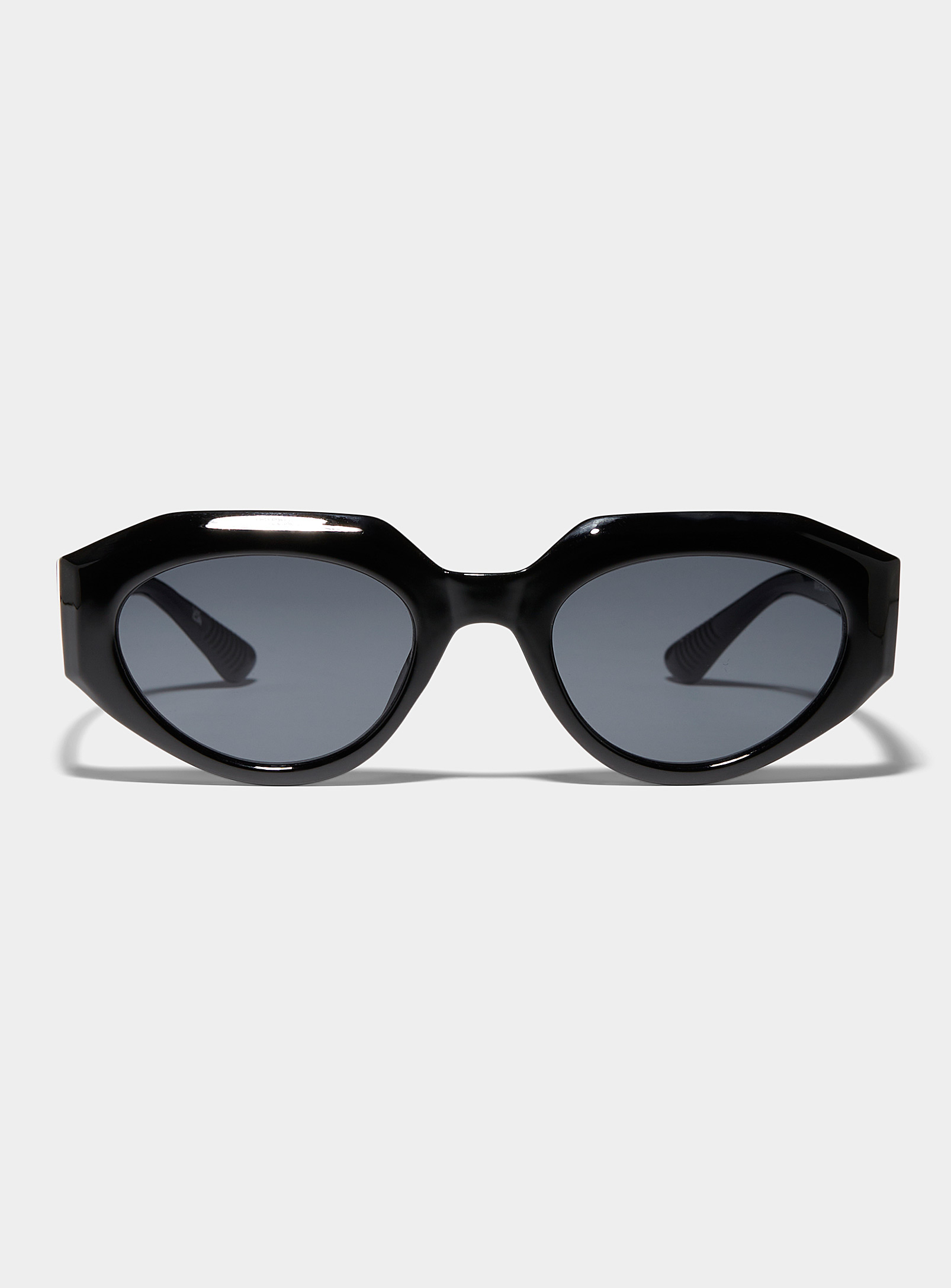 Aire Aphelion Octagonal Sunglasses In Black