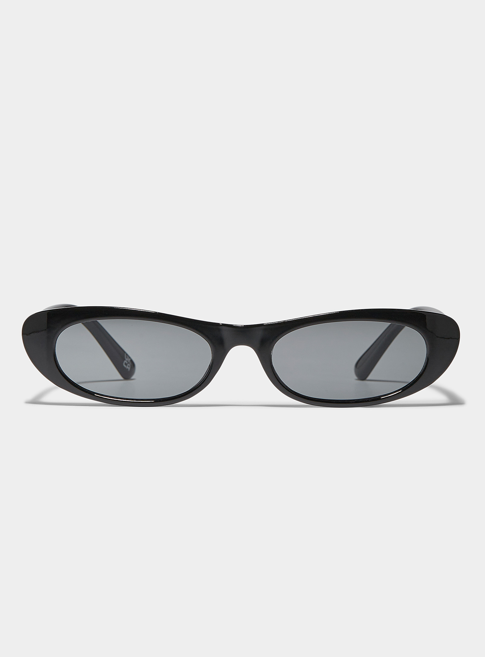 Shop Aire Avior Narrow Sunglasses In Black