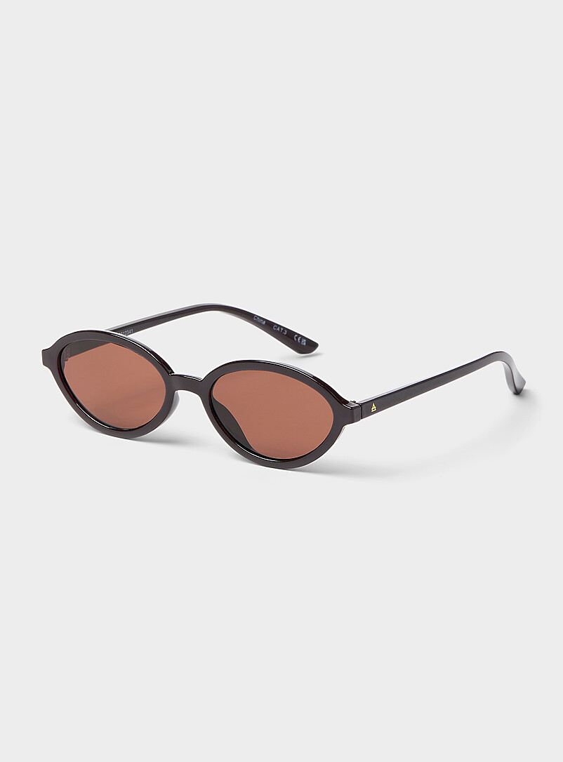 Pyxis narrow oval sunglasses product image (primary)