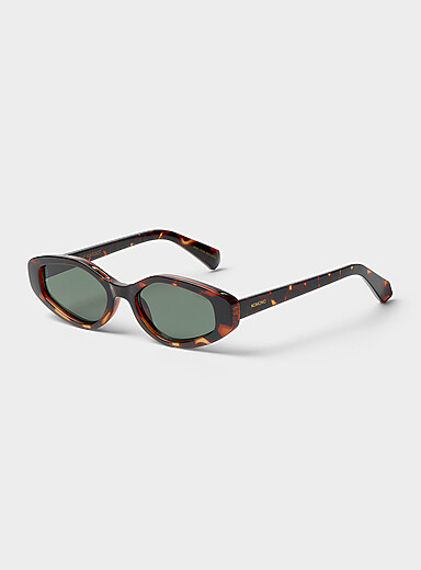 Margot angular oval sunglasses