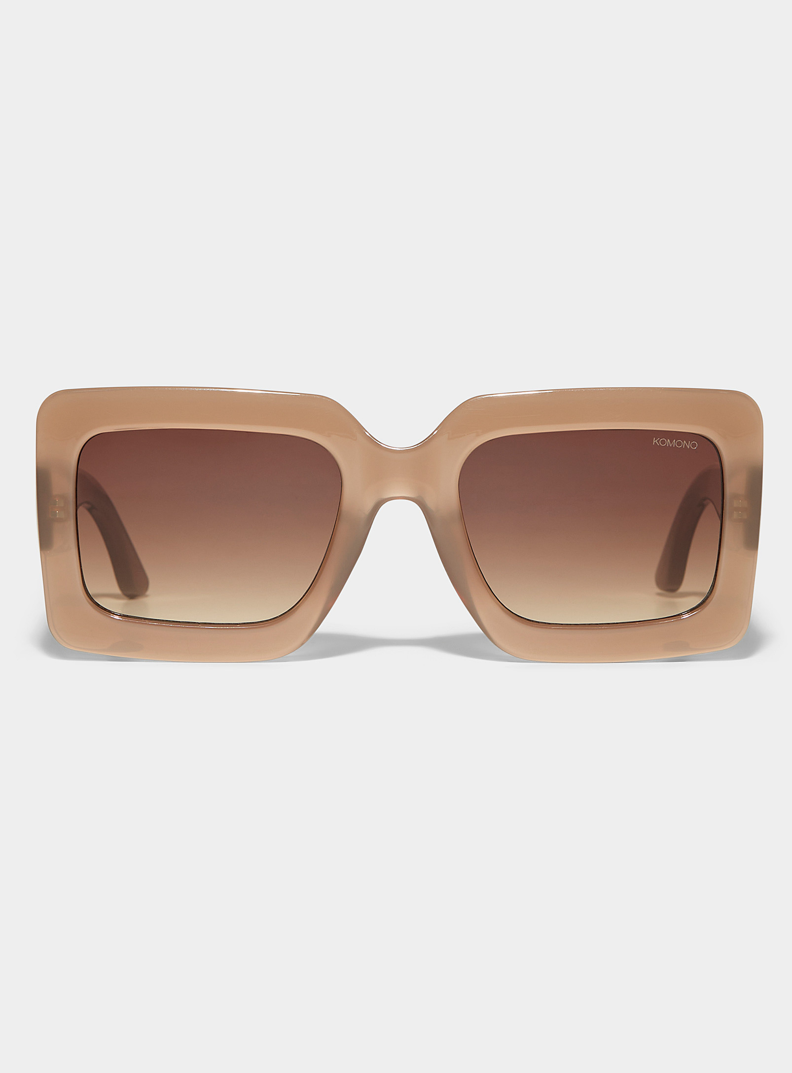 Komono Lana Square Sunglasses In Gold