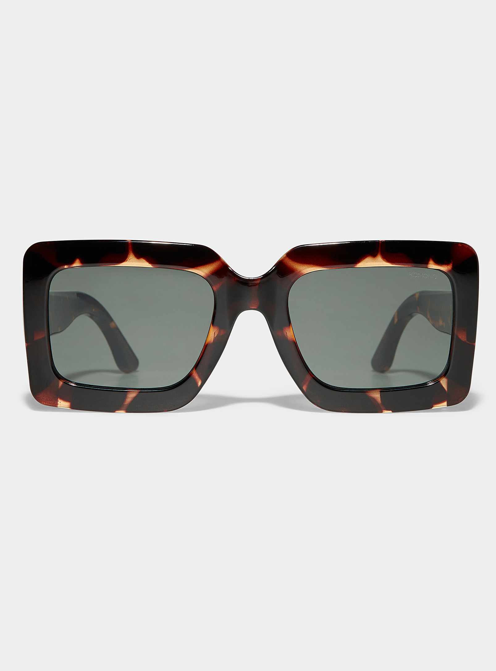 Komono Lana Square Sunglasses In Black