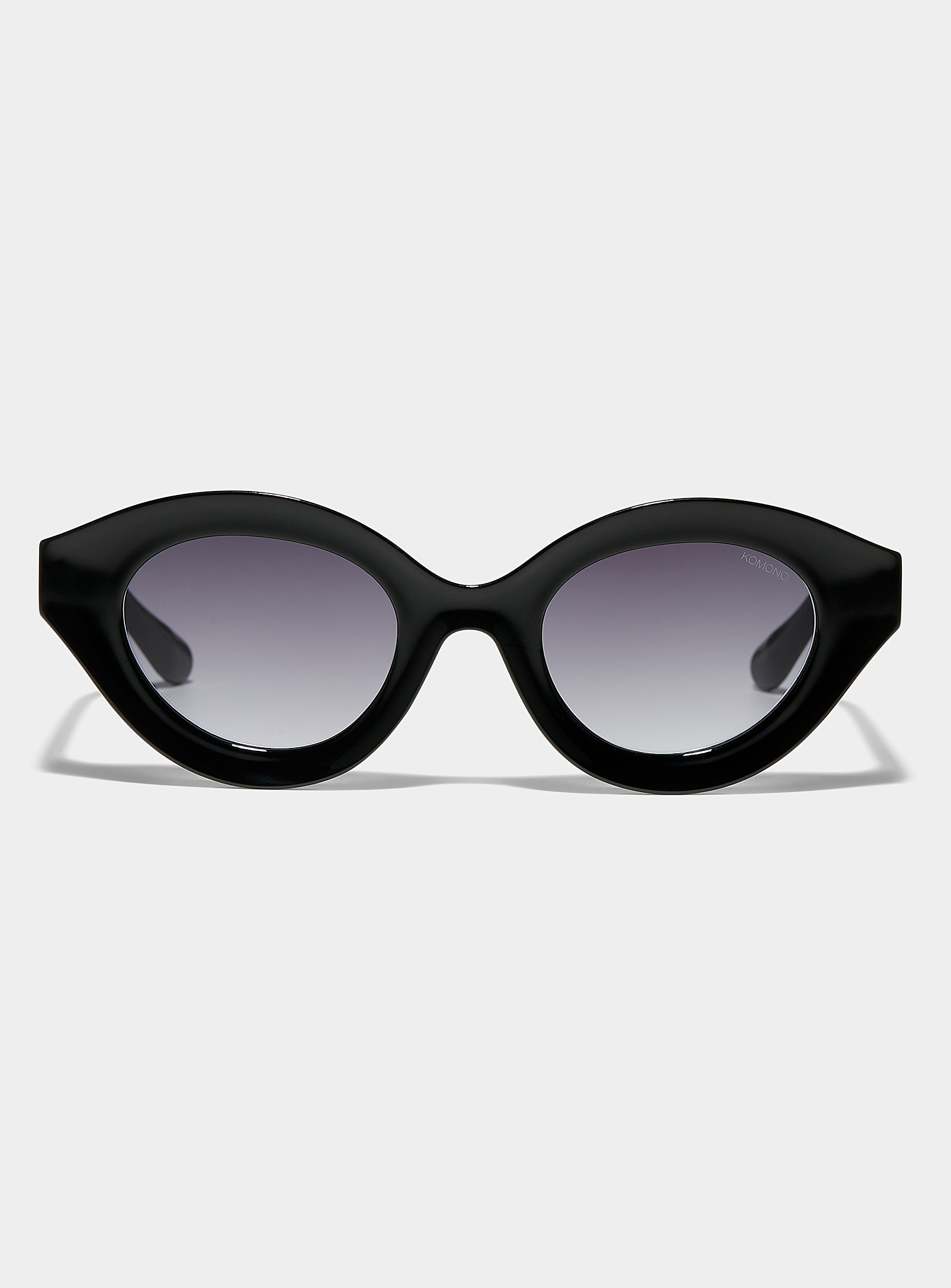 Komono Grace Cat-eye Sunglasses In Black