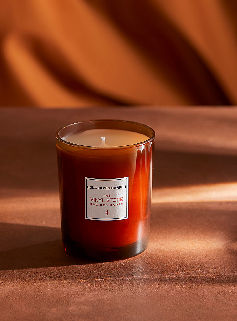 Lola James Harper Assorted No. 4 The Vinyl Store Rue des Dames scented candle Papyrus and poplar wood for women