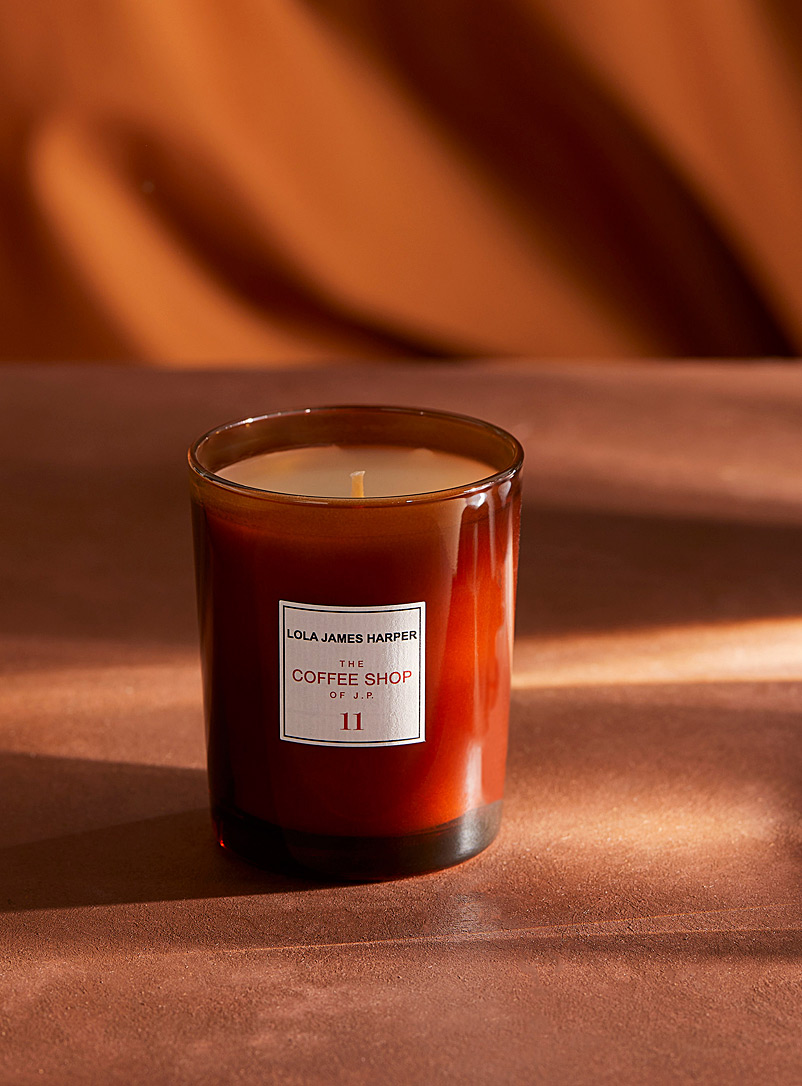 Lola James Harper Assorted No. 11 The Coffee Shop of J.P. scented candle Sandalwood, coffee, and spices for women