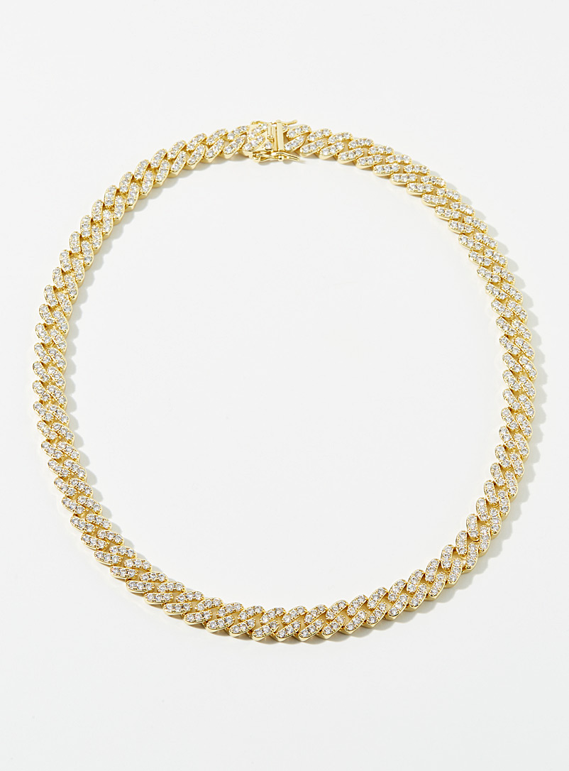 DRAE: Le collier maillons minicristaux Assorti pour femme