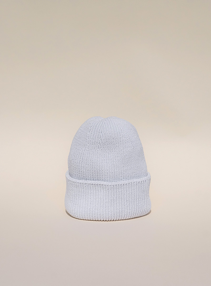 Merge White Recycled fibres everyday tuque