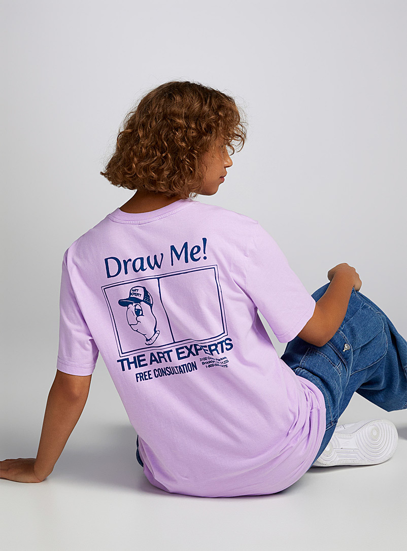 Coney Island Picnic Lilacs Art School T-shirt for women