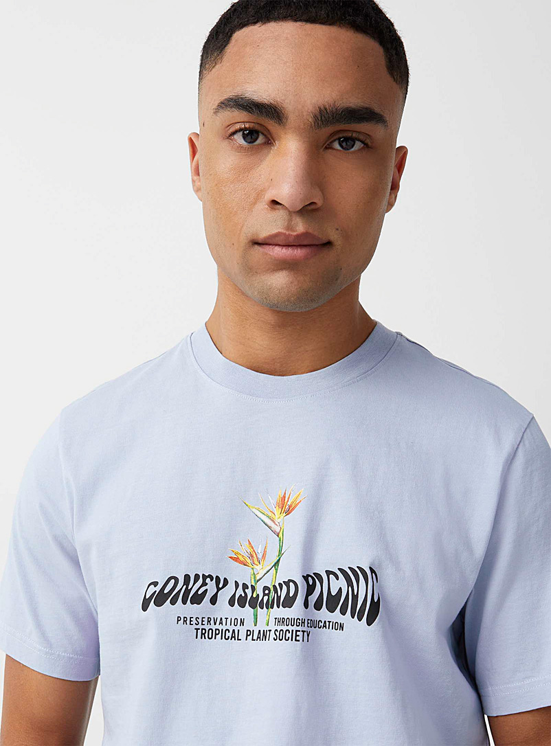 Coney Island Picnic Baby Blue Paradise lost T-shirt for men