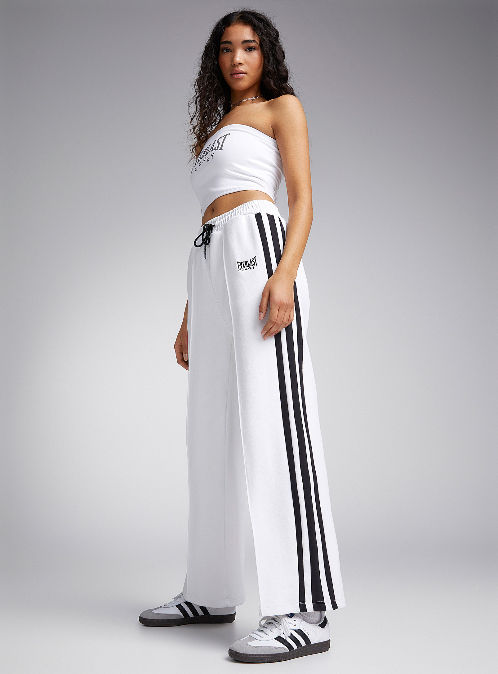 Coney Island Picnic Stripes Track Pant In White