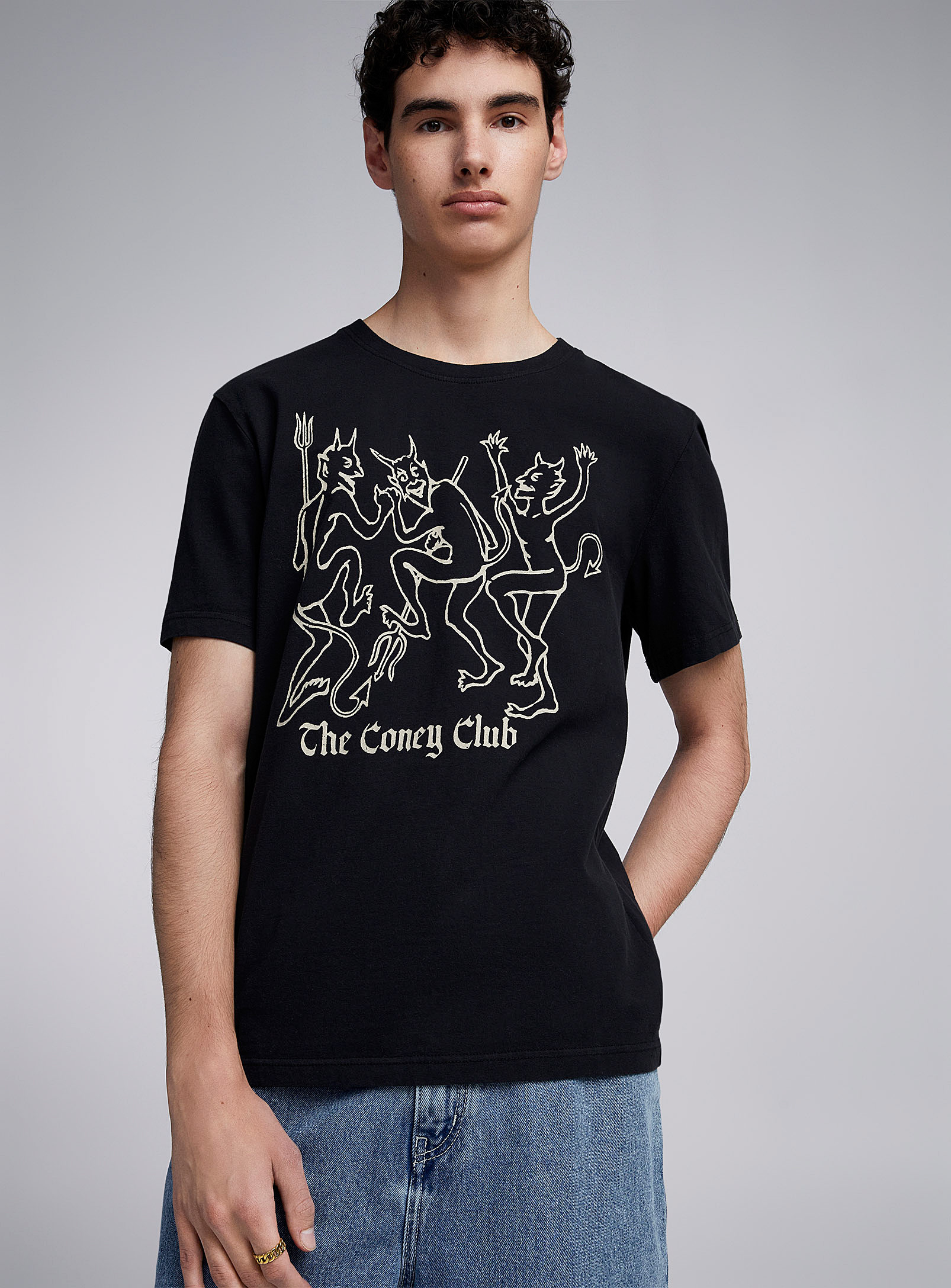 Coney Island Picnic The Coney Club T-shirt In Black