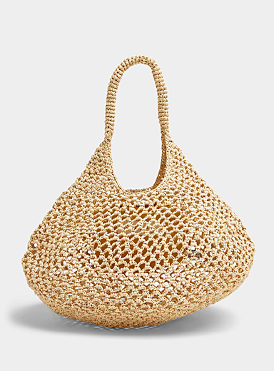 Mamakely openwork raffia small handbag | Sans Arcidet Paris | Shop ...