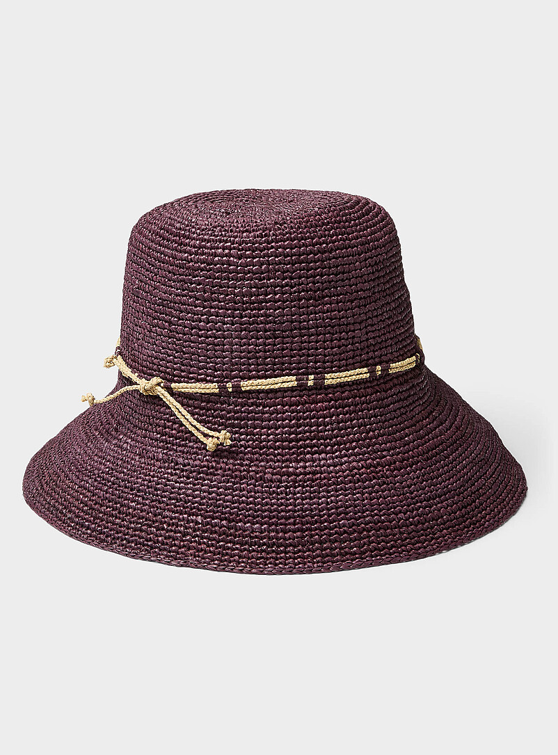 Fany wide-brim raffia cloche product image 2