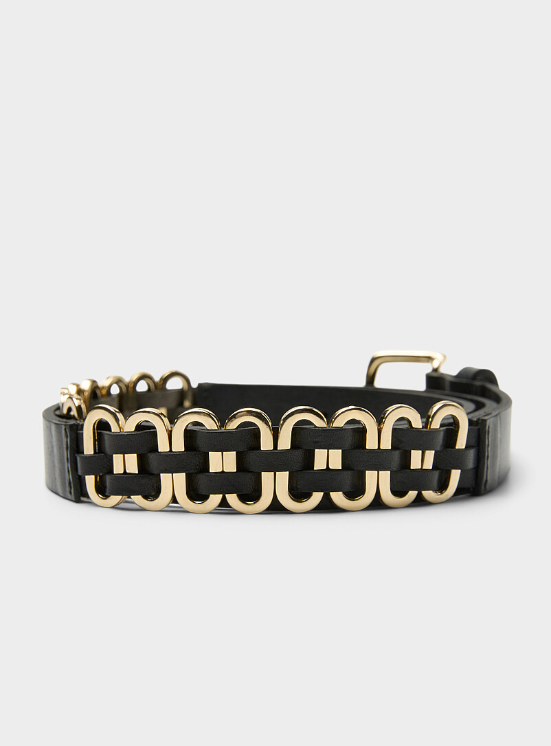 Alba link and leather belt product image 2