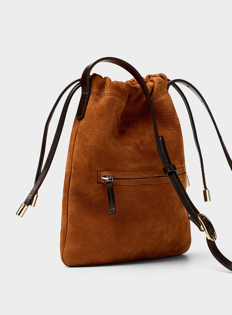 Lerie nubuck leather crossbody bag product image 2