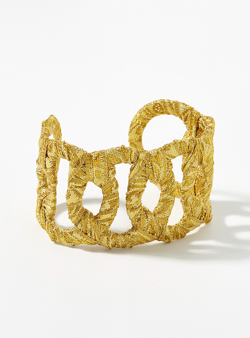Boks&Baum: Le bracelet manchette doré Osiris Assorti pour femme