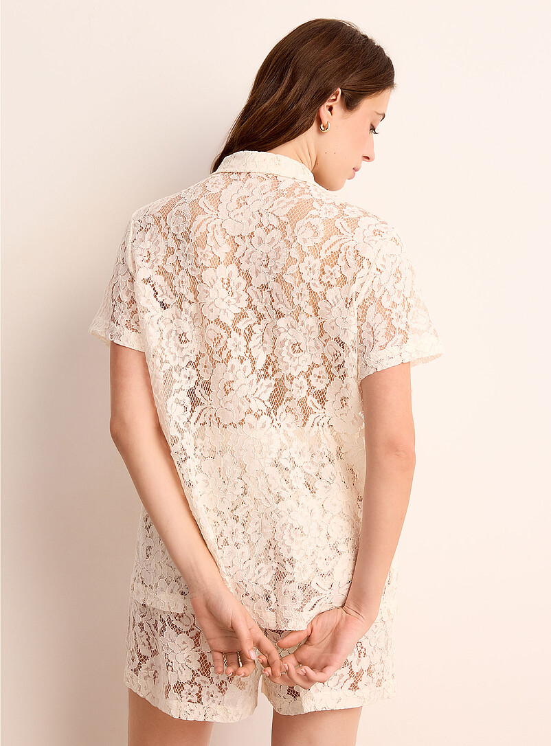 Bridget sheer lace shirt product image 2